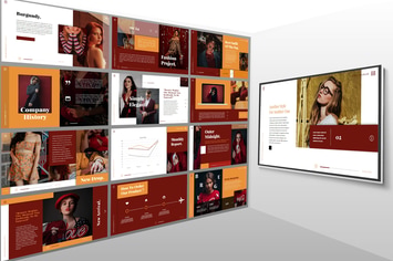 Bungundy Fashion - Powerpoint Template