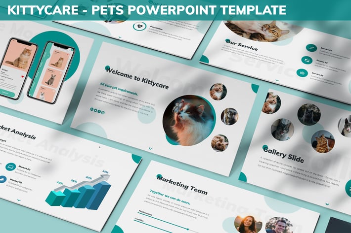 Kittycare - Pets Powerpoint Template