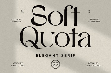 Soft Quota - Timeless Elegant Serif Typeface