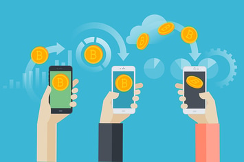 Mobile bitcoin wallet