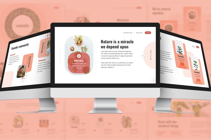 Seeds - Nature Google Slides Template