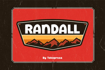 Retro Font - Randall