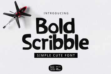 Bold Scribble Font