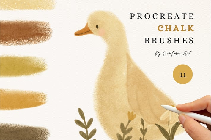 Procreate Chalk Brush Set