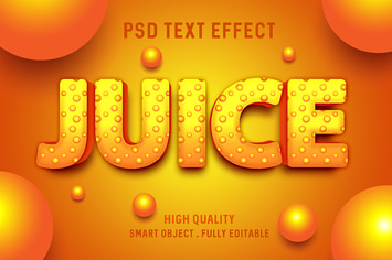 Juice text effect