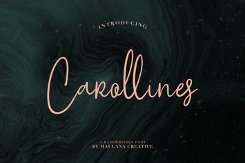 Carollines Script Font