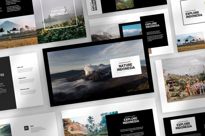 Nature Indonesia Powerpoint Template 