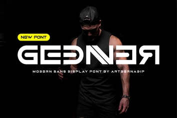 Gednner - Modern Sans Display Font