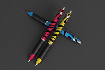 Colorful Pens Mockup