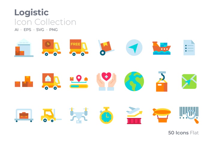 Logistic Color Icon