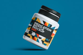 Medication Bottle Mockup 001