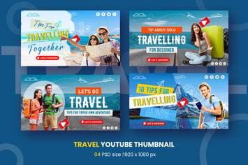 Travel Youtube Thumbnail Template