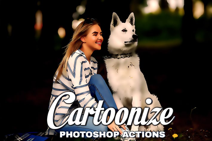 Cartoonize Photoshop Action