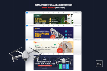 Retail Products Sale Facebook Cover