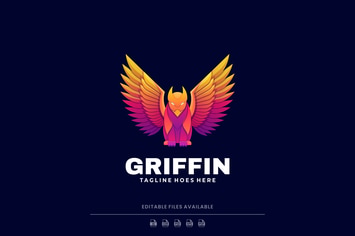 Griffin Gradient Colorful Logo