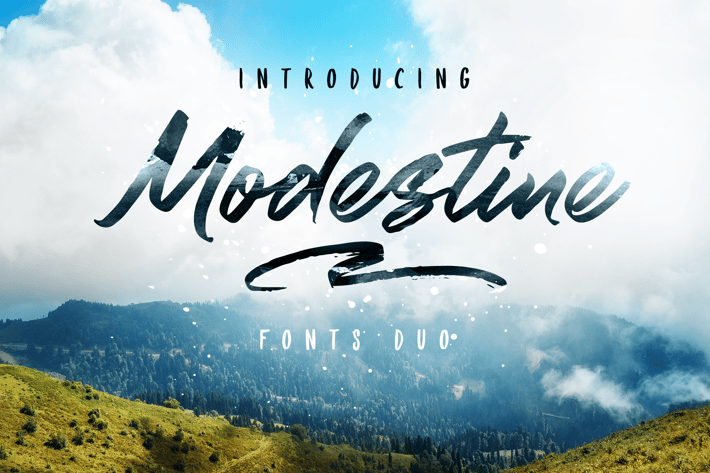 Modestine Script Font