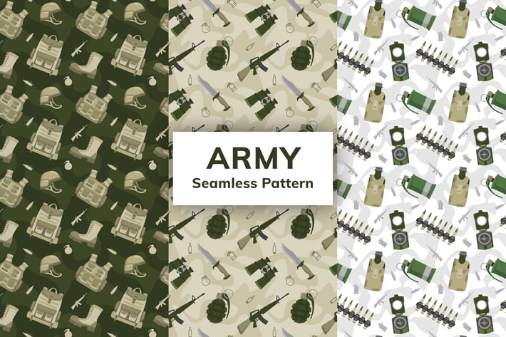 Army Seamless Pattern