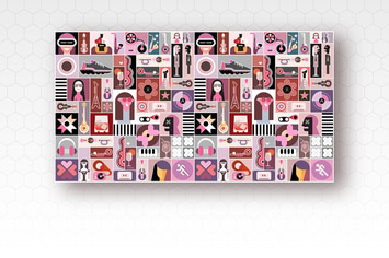 Pop Art Background vector illustration