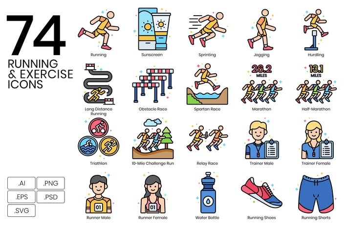 Running Icons 