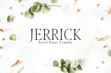 Jerrick Serif 6 Font Pack