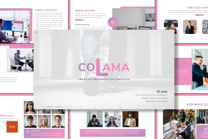 Colama - Creative Powerpoint Template