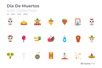 Dia De Muertos Color Icon