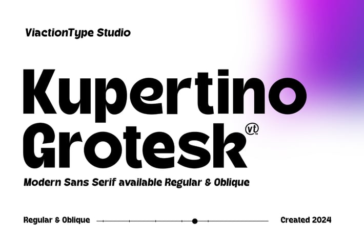 Kupertino Grotesk – Modern Sans Serif