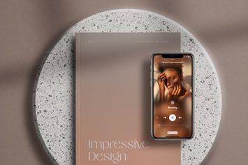 Magazine & iPhone Mockup