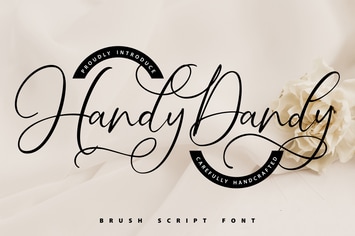 Handy-Dandy | Brush Script Font