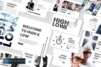 High & Low - Keynote Template
