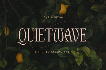 Quietwave - Luxury Beauty Expressive Serif Font