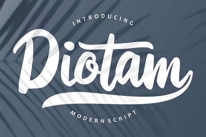Diotam | Modern Script Font