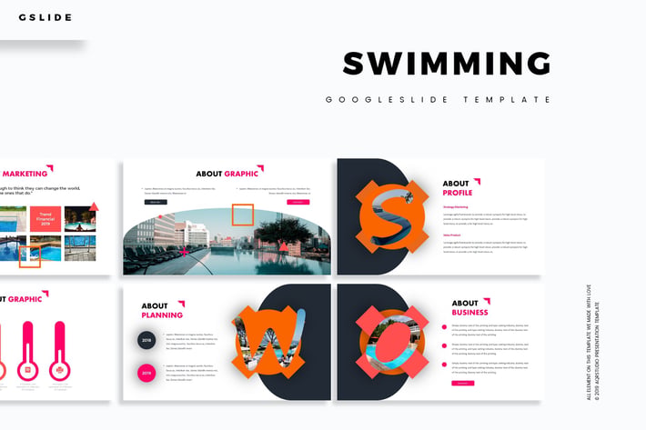 Swimming - Google Slides Template
