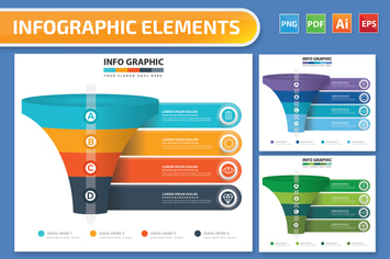 Funnel Infographics design