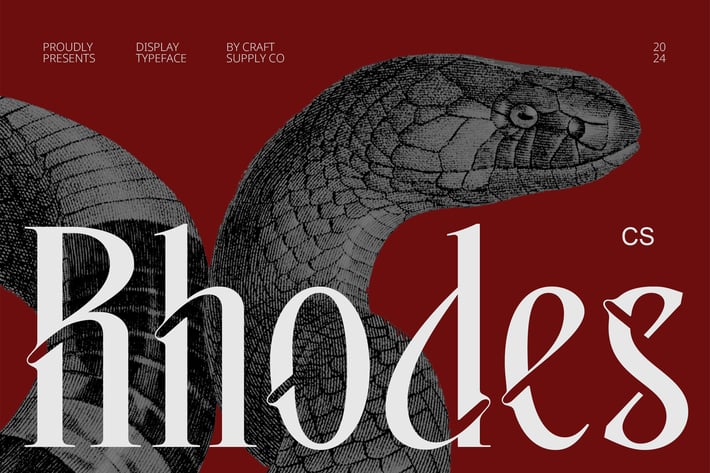  Rhodes – Elegant Font