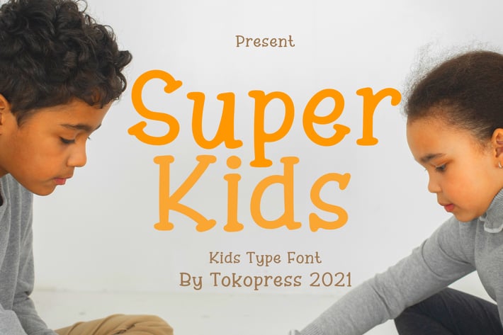 Superkids - Handwriting Travel font