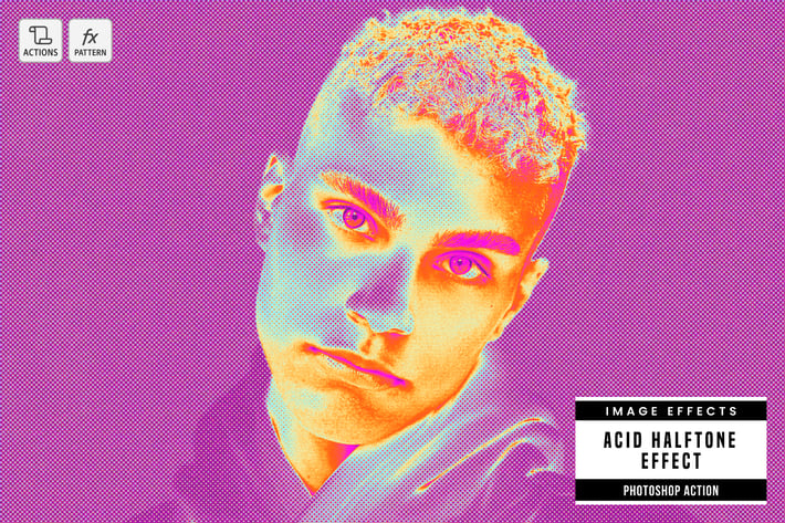 Acid Halftone Effect