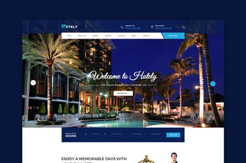 Hotely - Hotel Booking & Travel PSD Template