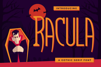 Racula – A Gothic Serif Font