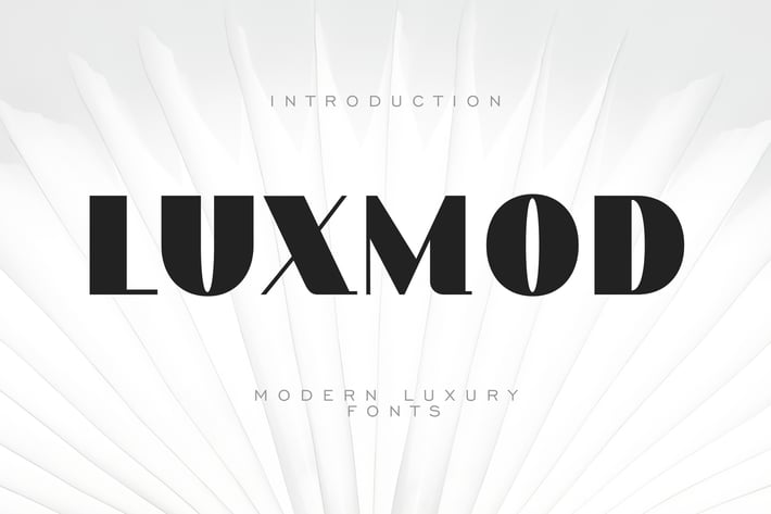 Luxury Modern Font - Luxmod