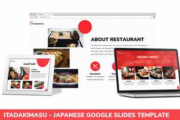 Itadakimasu - Japanese Google Slides Template