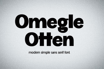 Omegle Otten - Modern Font