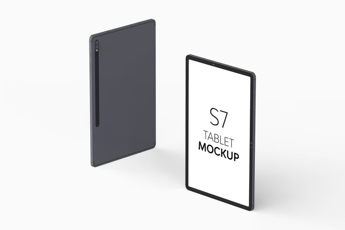 S7 Tablet Mockup