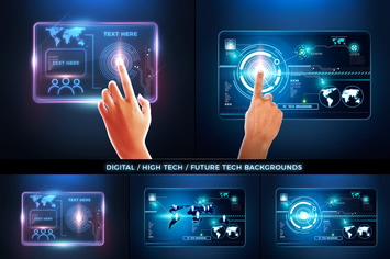 Digital Future Tech Background