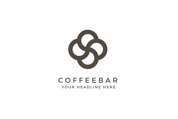 Coffee Bar Logo Template