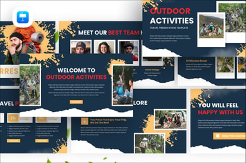 Outdoor Activities Keynote Presentation Template