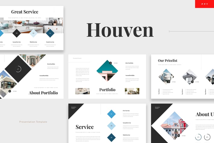 Houven - Real Estate Powerpoint Template