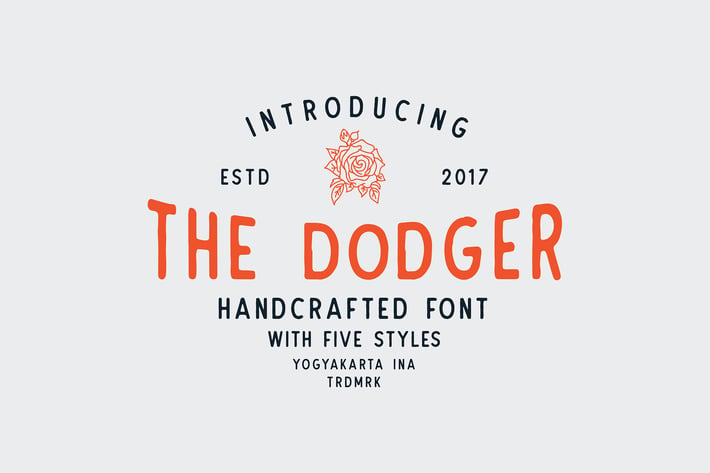 The Dodger + Extras (11 Fonts !)