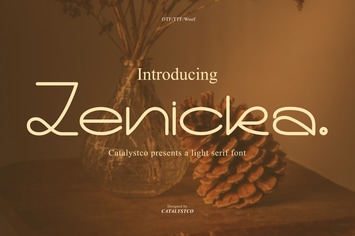 Zenicka Light Serif Font