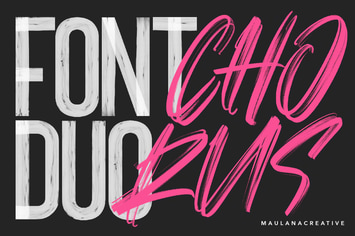 Chorus SVG Brush Font - Free Sans